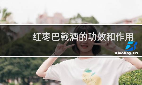 红枣巴戟酒的功效和作用