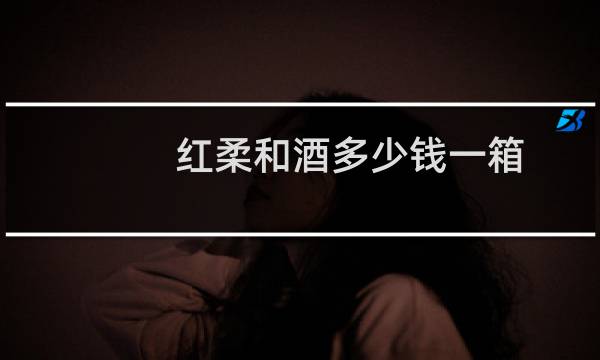 红柔和酒多少钱一箱