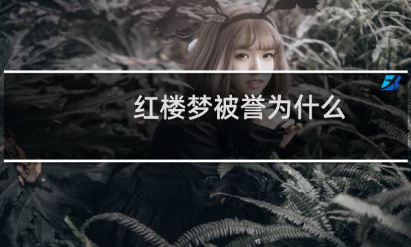 红楼梦被誉为什么