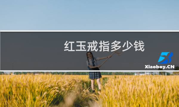 红玉戒指多少钱