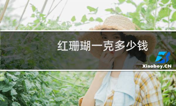 红珊瑚一克多少钱