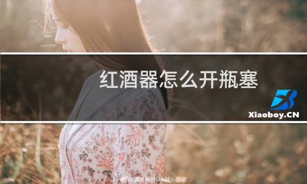 红酒器怎么开瓶塞
