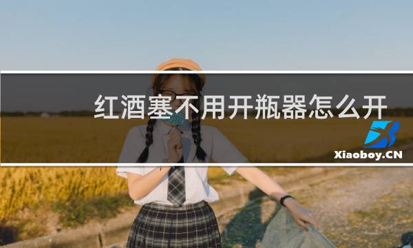红酒塞不用开瓶器怎么开