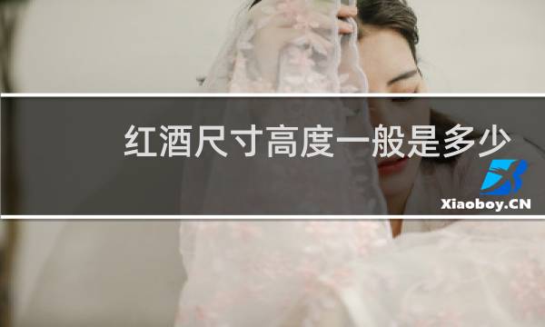 红酒尺寸高度一般是多少