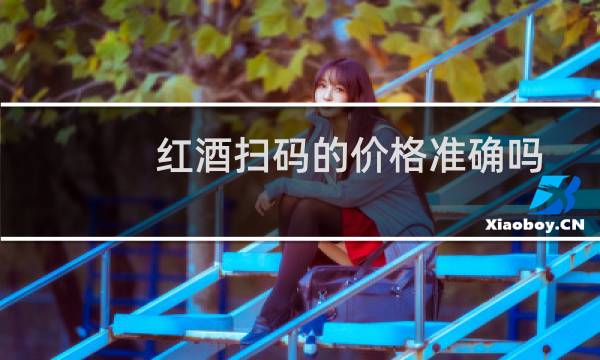 红酒扫码的价格准确吗