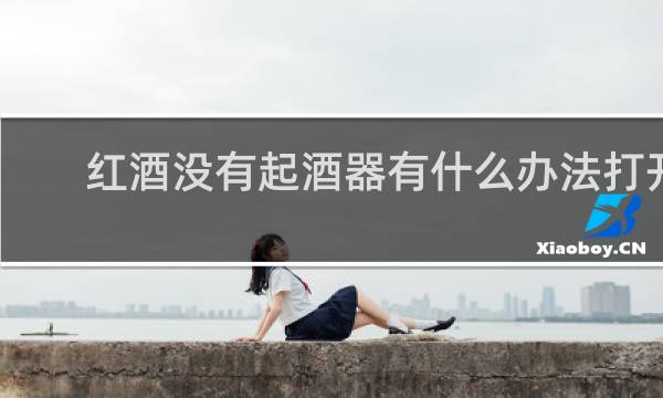 红酒没有起酒器有什么办法打开