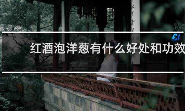 红酒泡洋葱有什么好处和功效
