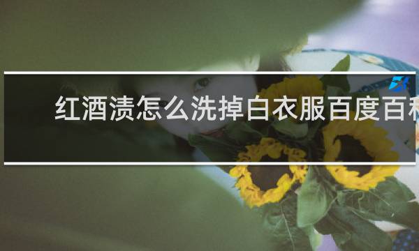 红酒渍怎么洗掉白衣服百度百科