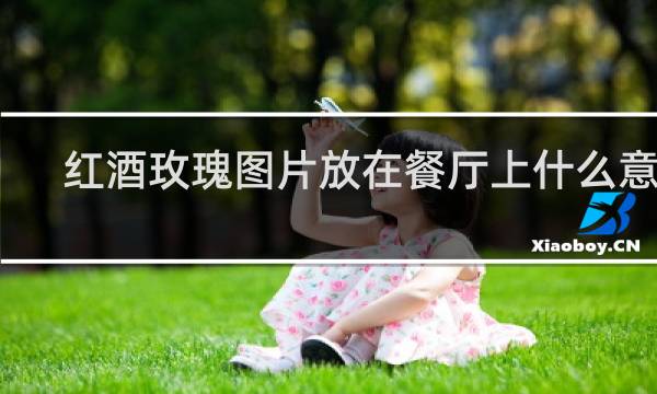 红酒玫瑰图片放在餐厅上什么意思