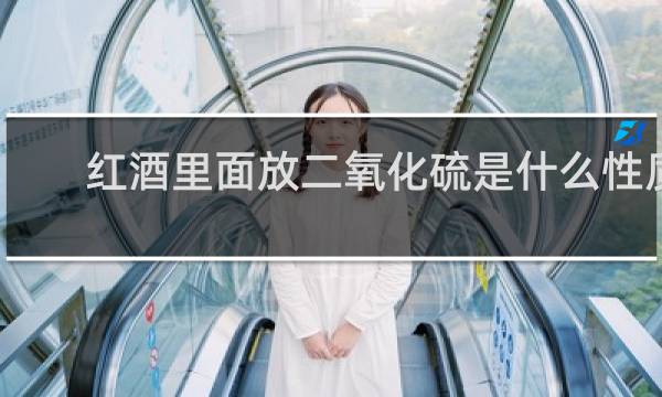 红酒里面放二氧化硫是什么性质