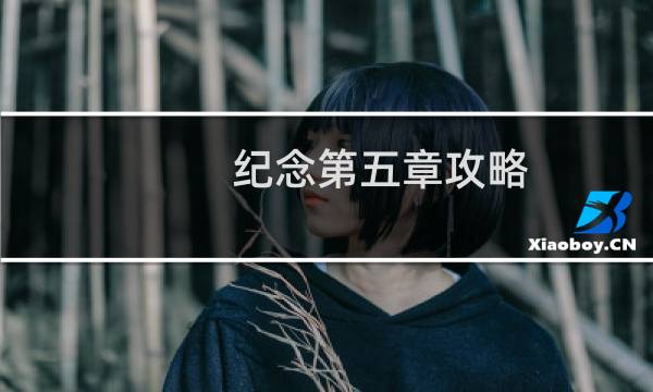 纪念第五章攻略