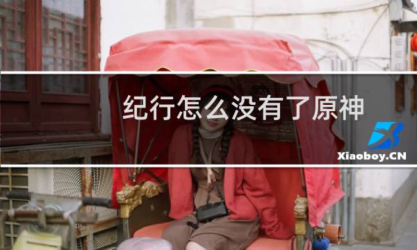 纪行怎么没有了原神