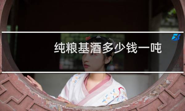 纯粮基酒多少钱一吨