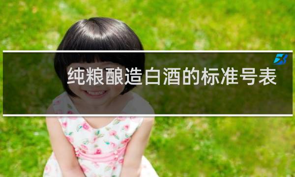 纯粮酿造白酒的标准号表