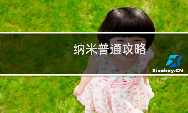 纳米普通攻略