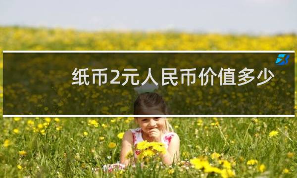 纸币2元人民币价值多少