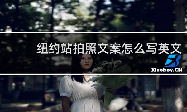 纽约站拍照文案怎么写英文