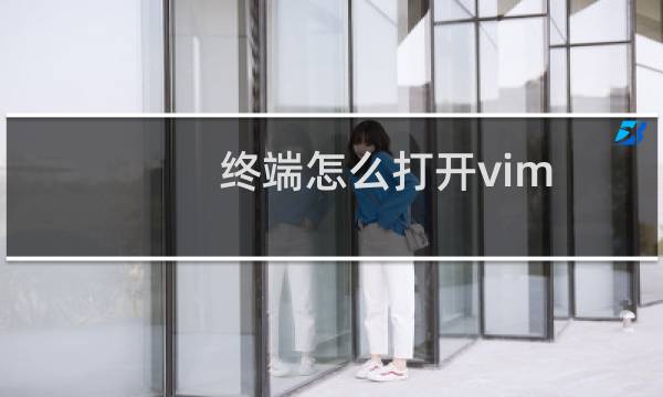终端怎么打开vim