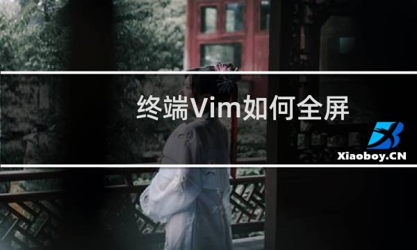 终端Vim如何全屏