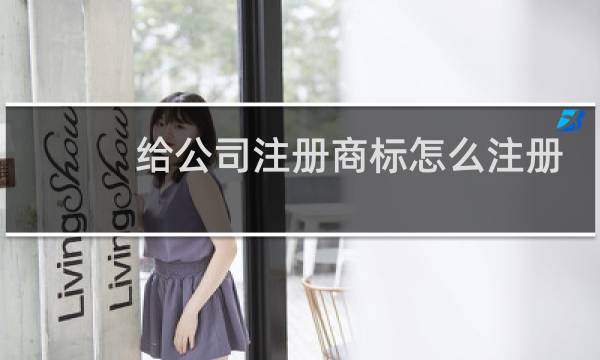 给公司注册商标怎么注册