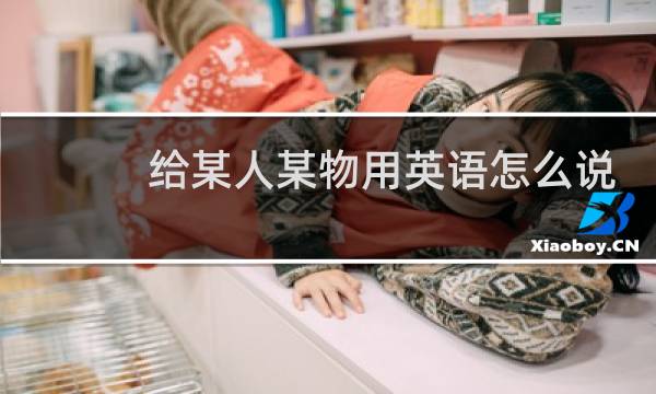 给某人某物用英语怎么说