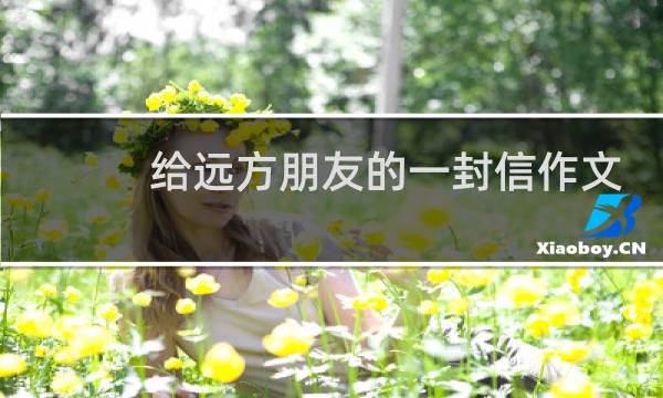 给远方朋友的一封信作文