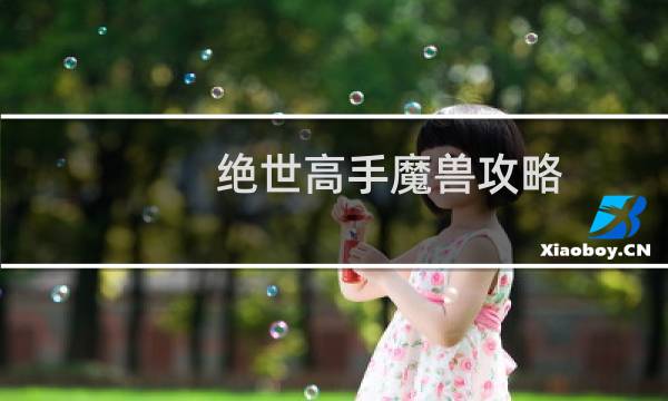 绝世高手魔兽攻略