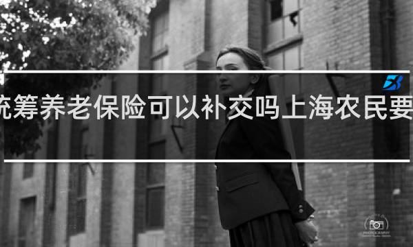 统筹养老保险可以补交吗上海农民要多少钱