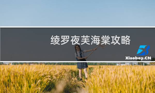 绫罗夜芙海棠攻略