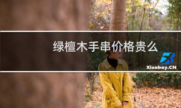 绿檀木手串价格贵么
