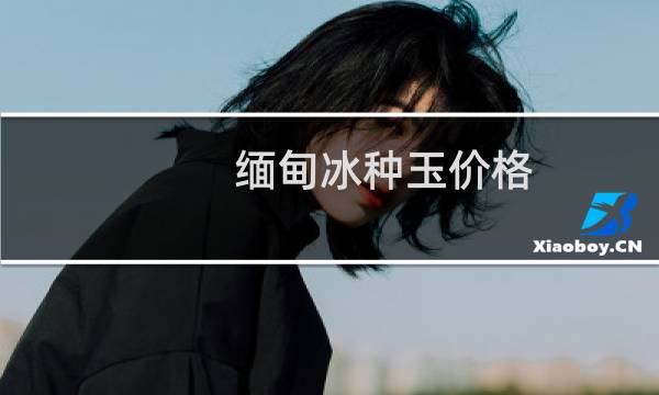 缅甸冰种玉价格