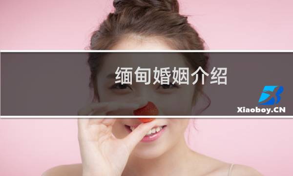 缅甸婚姻介绍