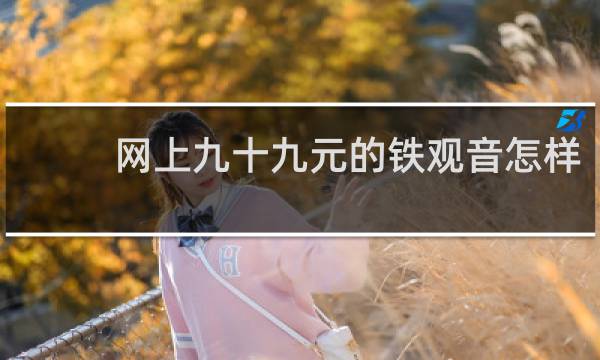 网上九十九元的铁观音怎样