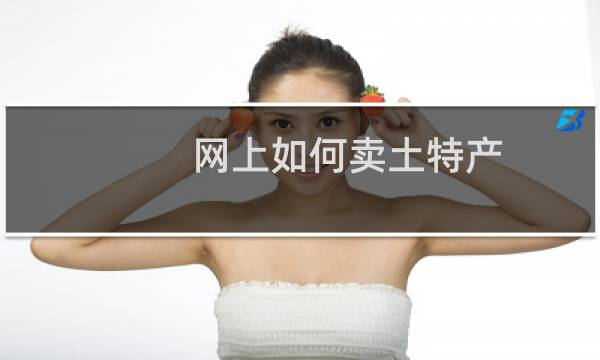 网上如何卖土特产