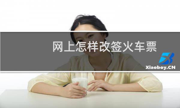 网上怎样改签火车票