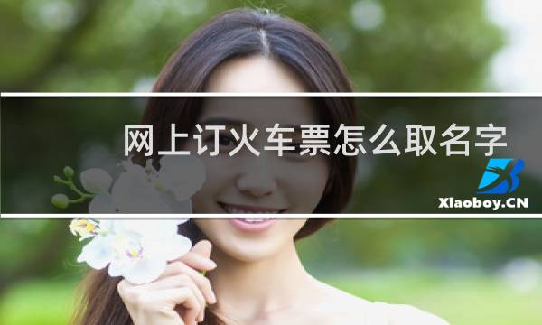 网上订火车票怎么取名字