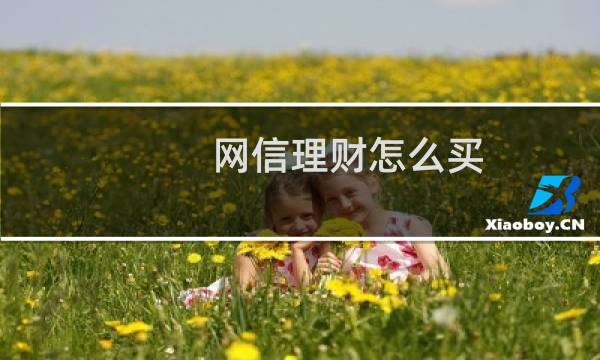 网信理财怎么买