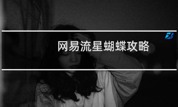 网易流星蝴蝶攻略