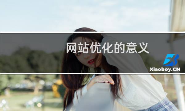 网站优化的意义