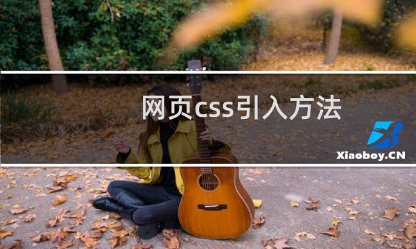 网页css引入方法
