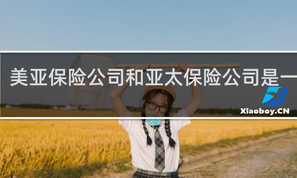 美亚保险公司和亚太保险公司是一家吗