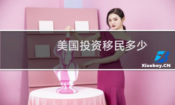 美国投资移民多少