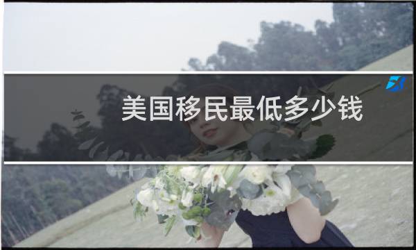 美国移民最低多少钱