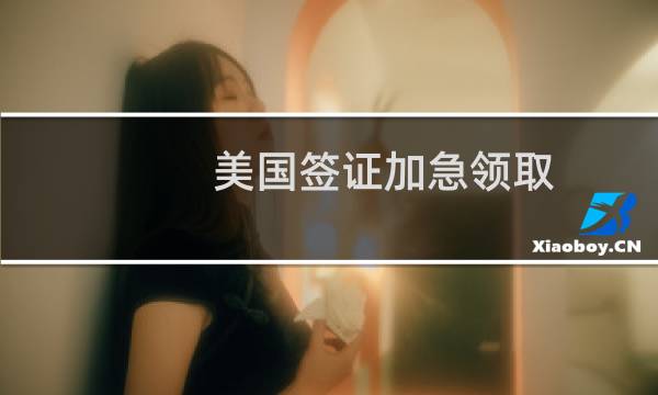 美国签证加急领取