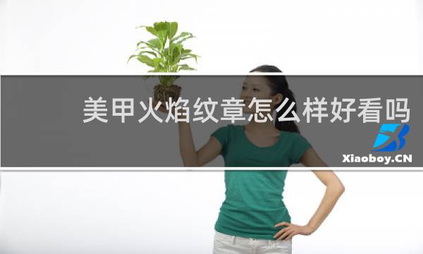 美甲火焰纹章怎么样好看吗