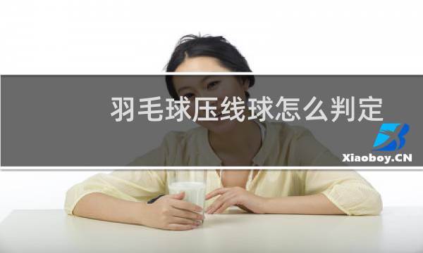羽毛球压线球怎么判定