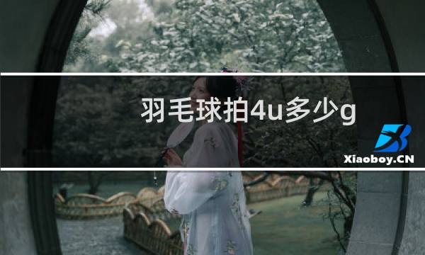 羽毛球拍4u多少g