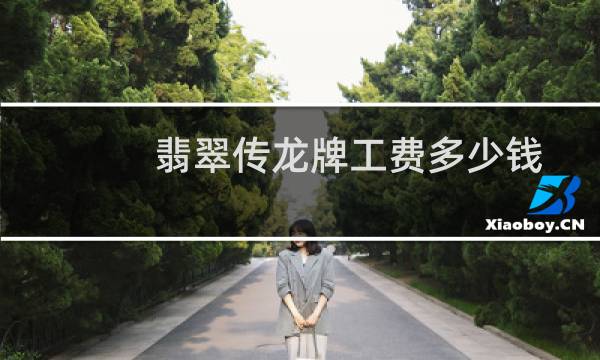 翡翠传龙牌工费多少钱