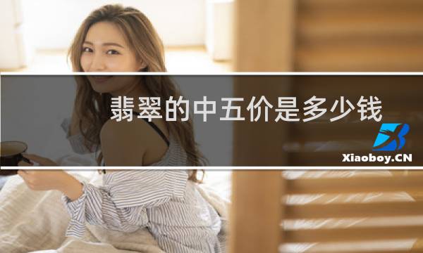 翡翠的中五价是多少钱