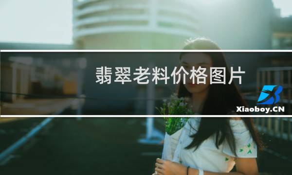 翡翠老料价格图片